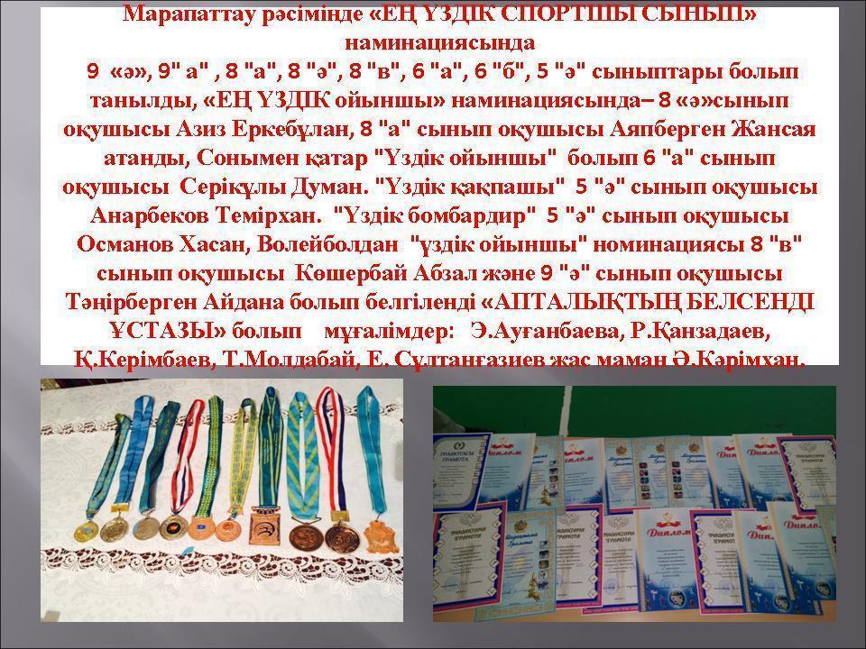 мұғалімдердің шығармашылығы